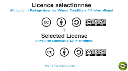 Creative commons attribution sharealike license v3.00